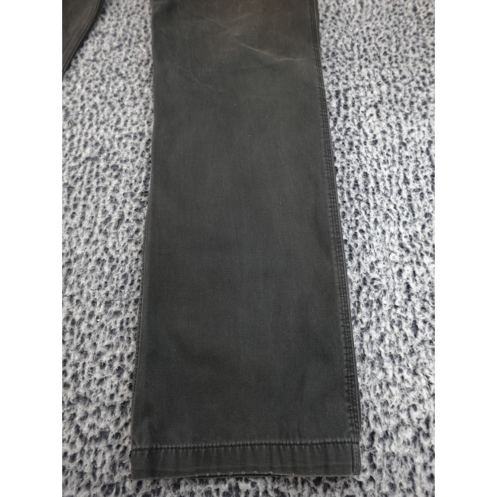Carhartt Carpenter Pants Mens 36x36 Dark Gray Distressed Workwear Cotton Canvas - Picture 4 of 12